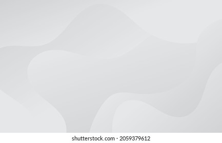 Abstract white geometric background. Modern background design. gradient color. Fluid shapes composition. Fit for presentation design. website, basis for banners, wallpapers, brochure, posters