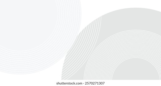 Abstract white geometric abstract background overlap layer on bright space with lines effect art simple modern design