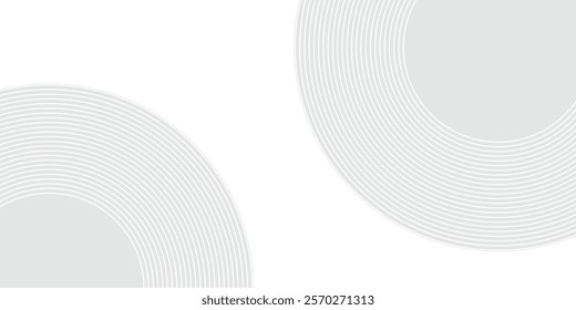 Abstract white geometric abstract background overlap layer on bright space with lines effect art simple modern