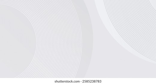Abstract white geometric abstract background overlap layer on bright space with lines effect decoration. Modern graphic design element abstract modern simple
