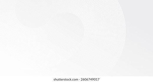 Abstract white geometric abstract background overlap layer on bright background abstract