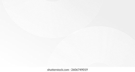 Abstract white geometric abstract background overlap layer on bright background
