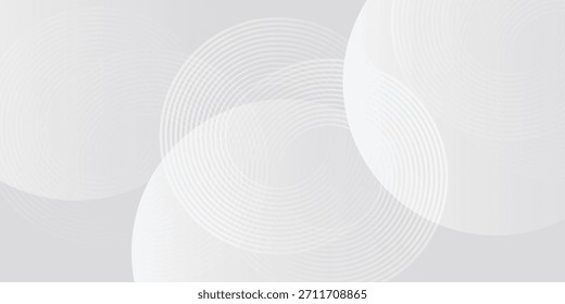 Abstract White geometric abstract background overlap layer on bright space with lines effect decoration. Modern graphic design 