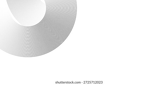 Fondo geométrico blanco Abstractas que se superpone en el espacio brillante con la decoración del efecto de la línea. Elemento de Diseño gráfico moderno del concepto del estilo del círculo para el Anuncio, diseño