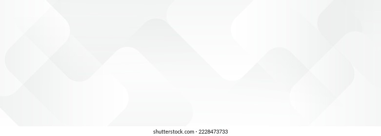 

Abstract white Geometric banner design background.