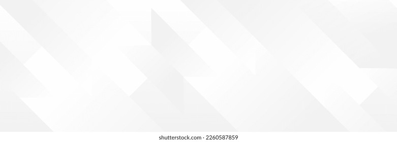 Resumen de fondo de diseño de banner geométrico blanco.