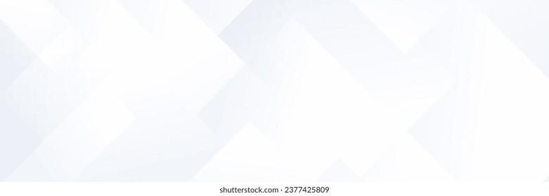 Abstract white Geometric banner design background.