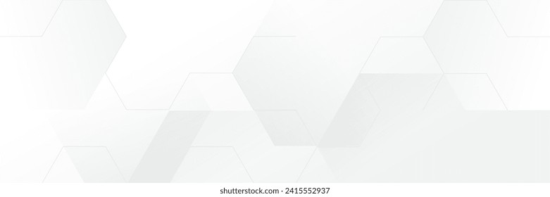 Abstract white Geometric banner design background.