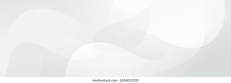 Abstract white Geometric banner design background.