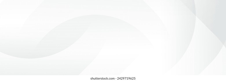 Abstract white Geometric banner design background.