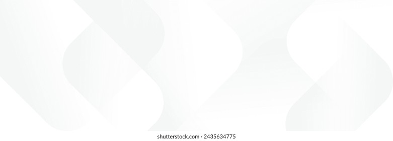Abstrakter weißer geometrischer Banner-Design-Hintergrund.