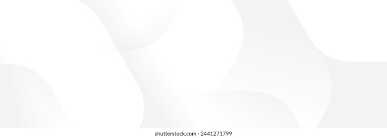 Abstract white Geometric banner design background.
