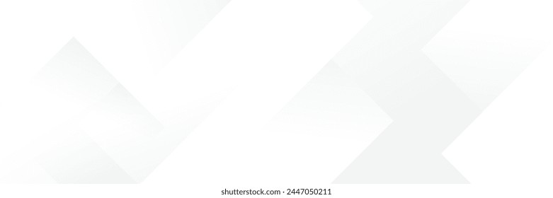 Abstract white Geometric banner design background.