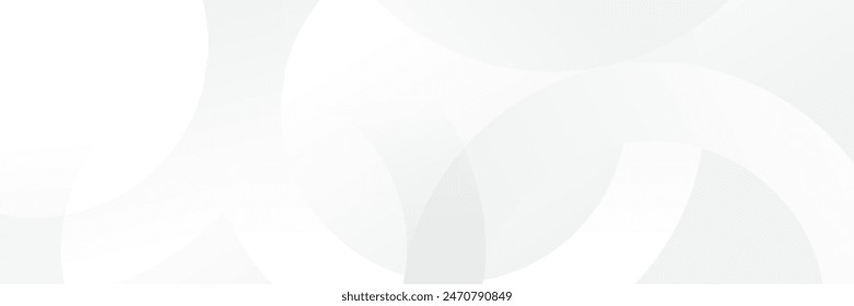 Abstract white Geometric banner design background.
