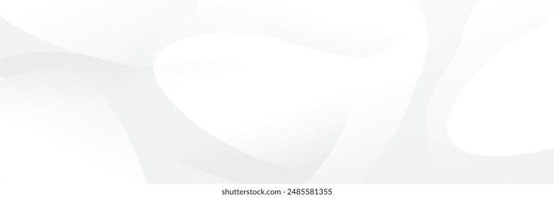 Abstract white Geometric banner design background.