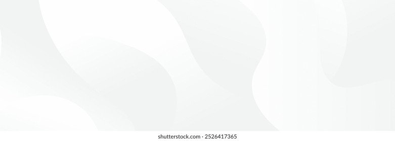 Abstract white Geometric banner design background.