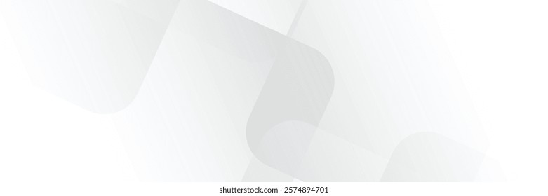 Abstract white Geometric banner design background. Vector ilaustration