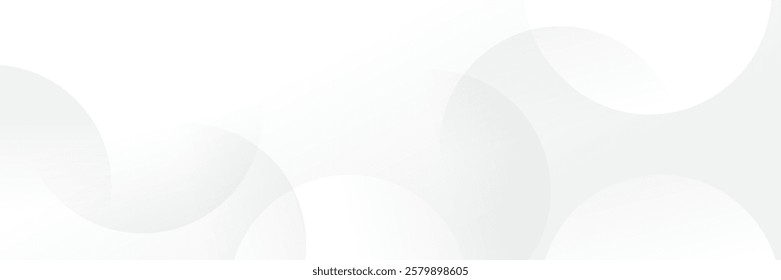 Abstract white Geometric banner design background.