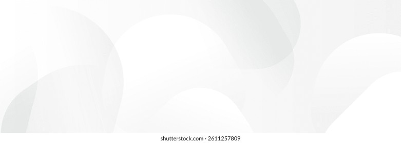 Abstract white Geometric banner design background.