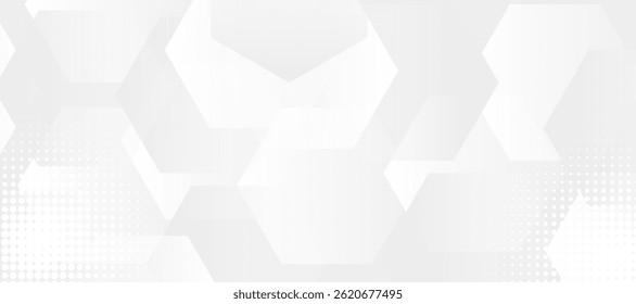 Plano de fundo de design de banner geométrico branco abstrato. Padrão de linhas moderno. Conceito de tecnologia futurista. Terno para capa, cartaz, banner, brochura, cabeçalho, site