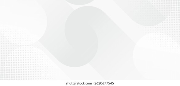 Fondo de diseño de Anuncio geométrico blanco Abstractas. Textura de esquina de semitono. Patrón de punto desvanecido para impresiones de diseño.