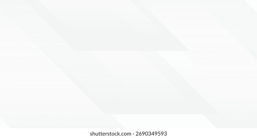 Fondo de diseño de Anuncio geométrico blanco Abstractas. Diseño de moda creativo moderno en Ilustración vectorial