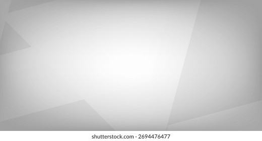 Abstrakter weißer geometrischer Banner-Designhintergrund. Anzug für Banner, Web, Poster, Broschüre und Präsentation