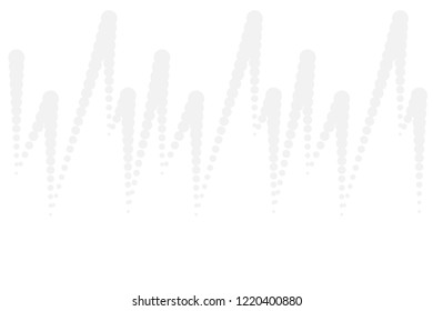 Abstract white geometric blend background