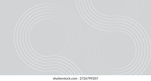 Abstract white geometric lines glowing on a gray background. Futuristic technology concept.beground.EPS 10 vectors. modern design eps10