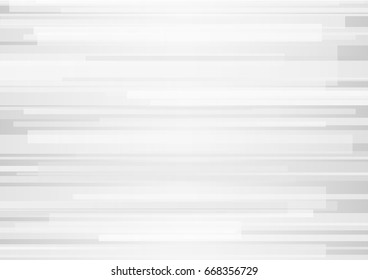 Abstract white geometric overlap on gray background