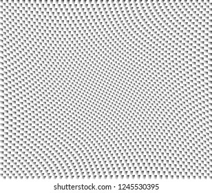 Abstract white geometric pattern with squares. Design element for texture background, posters, cards, wallpapers, backdrops, panels - Vector illustration
