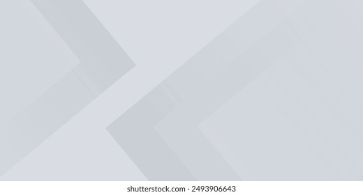 Abstract white geometric shape futuristic background. Eps10 vector