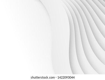 Abstract. white geometric shape overlap background. light and shadow. for template, cover, banner,  brochure .vector.
