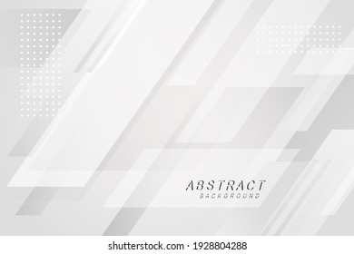 Fondo de formas geométricas blancas abstractas