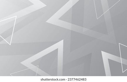 Abstract white geometric shapes background. Vector illustration