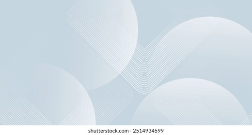 Fundo abstrato de formas geométricas brancas. Padrão de linhas quadradas moderno. Design geométrico mínimo. Conceito futurista. Adequado para cartazes, banners, brochuras, capas, apresentações, sites, vetor