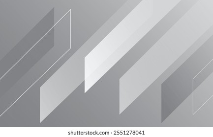 Fondo de Formas geométricas blancas Abstractas. Vector Eps10