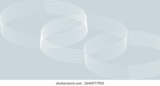 Abstract white geometric shapes background. Modern square lines pattern. Minimal geometric design. Futuristic concept. Suitable for posters, banners, brochures, covers, presentations, websites, vector