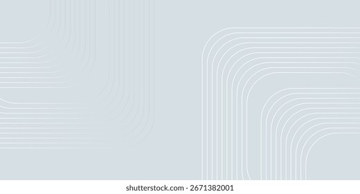Fondo de Formas geométricas blancas Abstractas. Patrón de líneas cuadradas modernas. Diseño geométrico mínimo. Concepto futurista. Conveniente para los carteles, Anuncios, folletos, cubiertas, presentaciones, Sitios web, Vector