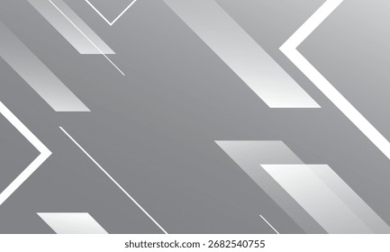 Abstrakte weiße geometrische Formen Hintergrunddesign. Vektorgrafik