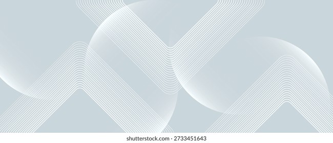 Fundo de formas geométricas brancas abstratas. Padrão de linhas quadradas moderno. Design geométrico mínimo. Conceito futurista. Adequado para cartazes, banners, brochuras, capas, apresentações, sites, eps10