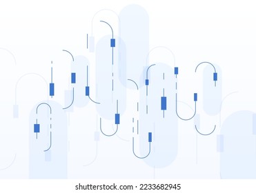 Abstract white Geometric technology network connect design background.