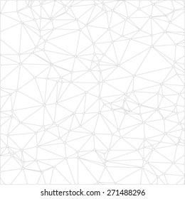 Abstract white geometric triangles background