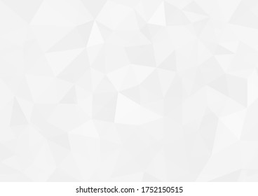 Abstract white geometric vector background