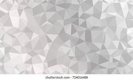 Abstract white geometric vector background with triangles. Polygon triangle pattern.