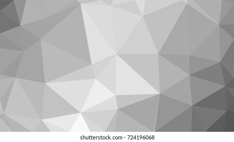 Abstract white geometric vector background with triangles. Polygon triangle pattern.