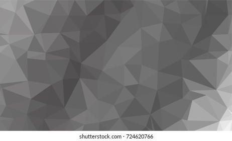 Abstract white geometric vector background with triangles. Polygon triangle pattern.