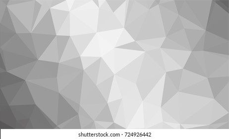 Abstract white geometric vector background with triangles. Polygon triangle pattern.