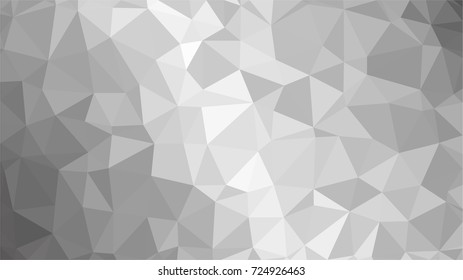 Abstract white geometric vector background with triangles. Polygon triangle pattern.