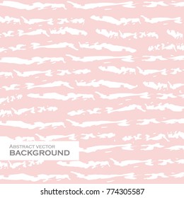 Resumen de ondas geométricas blancas sobre fondo rosado. Ilustración del vector